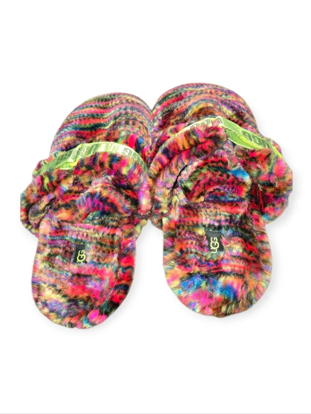 UGG Fluff It Pixelate slippers